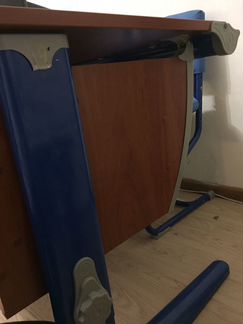 Комплект парта Дэми 75х55 + стул. регулируется под