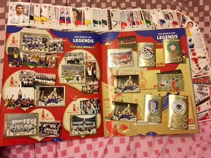 Альбом Panini fifa 2018 с наклейками