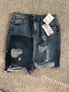 Юбка джинсовая