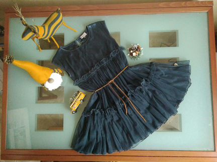 Платье стильное нарядное PompDeLux 134-140