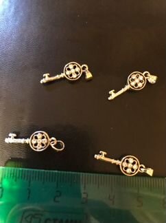 Подвеска с серебряным напылением 