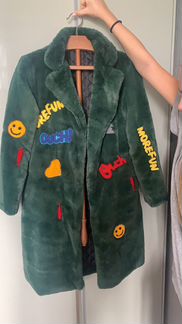 Шуба искусственная дизайнерская