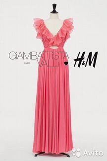 Коралловое платье Giambattista Valli x HM