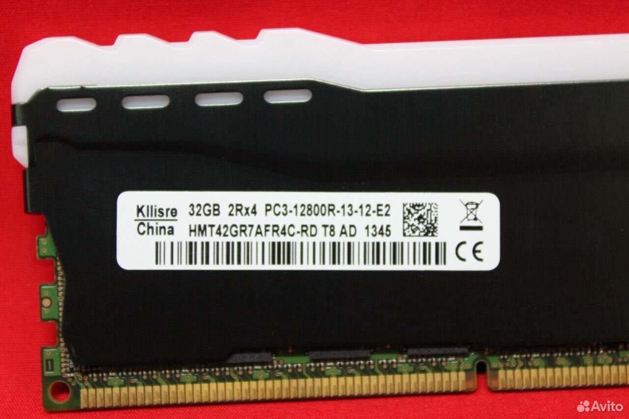 DDR3 32Gb 1600 MHz PC3-12800 Kllisre ECC RGB 89509501844 купить 2
