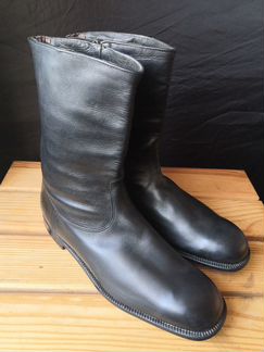 Кожаные ботинки на молнии СССР 42 р