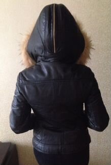 Куртка кожаная зимняя