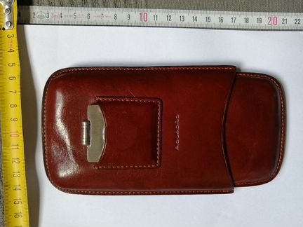 Портсигар Piquardo из натуральной кожи с гильотино