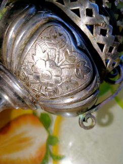 Лампада серебряная 84 проба.Антиквариат