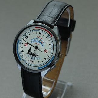 Ракета 24 часа Вахта Ксф Дплк 1991 год часы СССР в