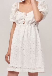 2 mood белое платье из шитья