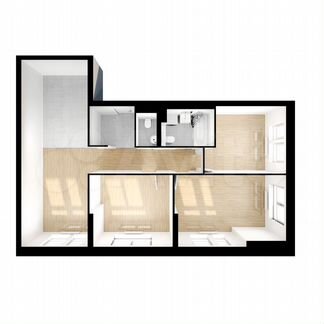 3-к квартира, 80.6 м², 30/32 эт.