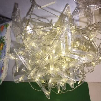 Гирлянда Luazon Ligting Бахрома с насадками Звезд