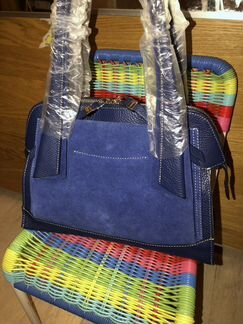 Новая женская сумка Arcadia Италия кожа замша