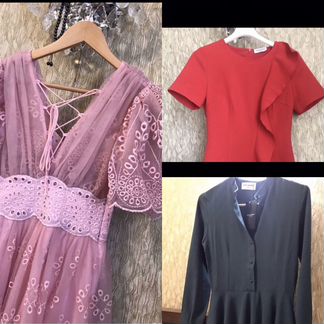 Платья Valentino,Saint Lauren новые