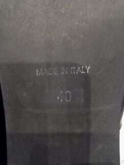 Ботинки кожаные Италия