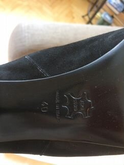 Сапоги замшевые