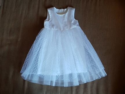 Нарядное платье снежинка на новый год