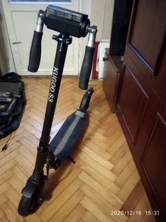 Электросамокат kugoo s3, черный,оригинал