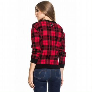 Design Женский свитшот черно-красный