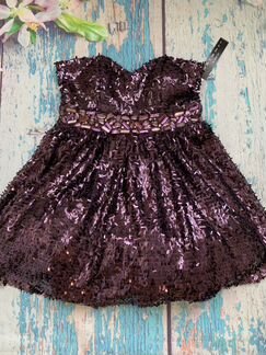 Роскошное пышное платье Shimmer by Bari Jay М