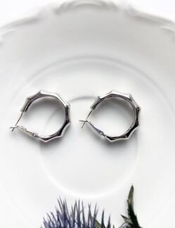 Серьги кольца