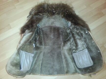 Рыжая дубленочка