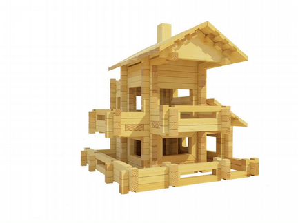 Деревянный конструктор Лесовичок 