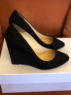 Туфли замшевые на танкетке Nando Muzi. Маркировка