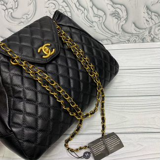 Сумка Chanel Мешок стеганная Шанель черная