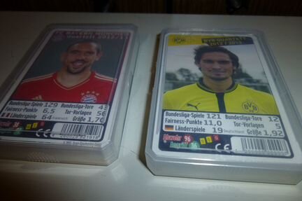 Карточки игроков Bayern Munchen, Borussia Dortmund