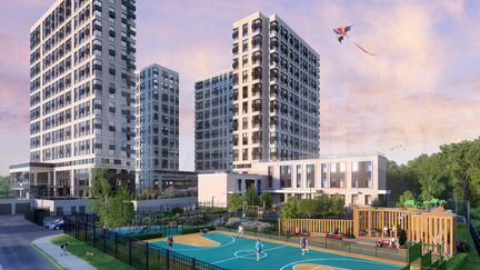 1-к квартира, 43.2 м², 18/22 эт.