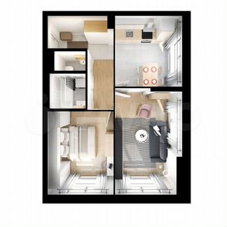 2-к квартира, 52.1 м², 13/32 эт.