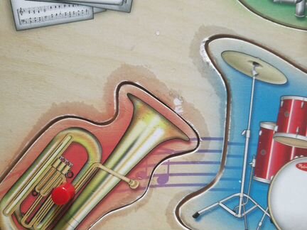 Пазлы-вкладыши музыкальные melissa&doug