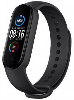 Фитнес браслет Xiaomi Mi Band 5 Black RU (xmsh10HM)