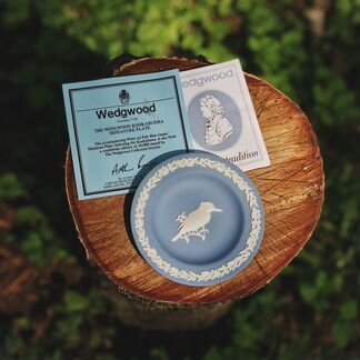 Wedgwood блюдце зимородок, Англия