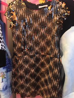 Платье с пайетками