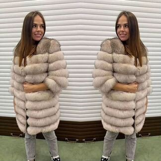 Шуба из песца