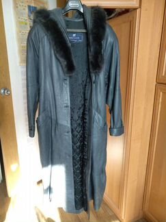 Пальто женское натуральная кожа