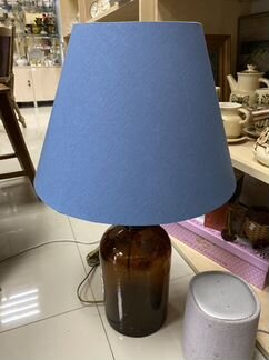 Лампа настольная из антикварной бутылки