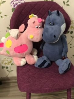 Игрушка мягкая дракончики б/у