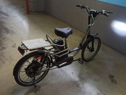 Электровелосипед для курьеров без батарей