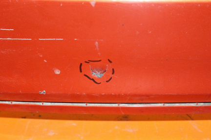 Бампер задний Kia Rio 2 2009-2011