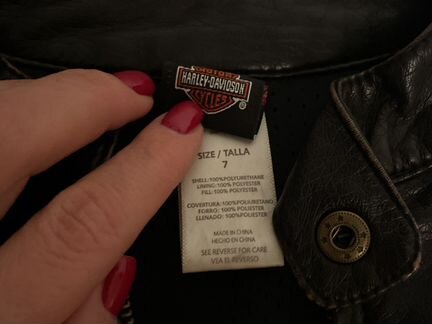 Кожаная куртка детская harley davidson оригинал