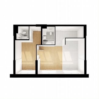 2-к апартаменты, 57.4 м², 25/28 эт.
