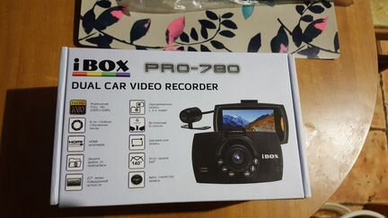 Автомобильный регистратор с 2 камерами ibox PRO-78