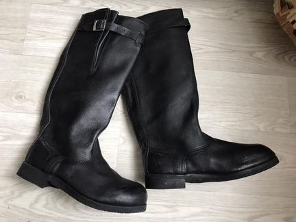 Сапоги яловые 41-45 с большим подъёмом и голенищем
