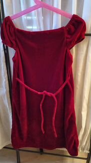 Платье бархатное 116 рост