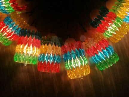 Гирлянда мозайка СССР электрогирлянда фонарик