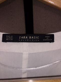 Zara блузка белая, боди размер 44