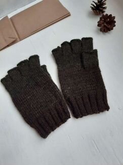 Перчатки без пальцев мужские